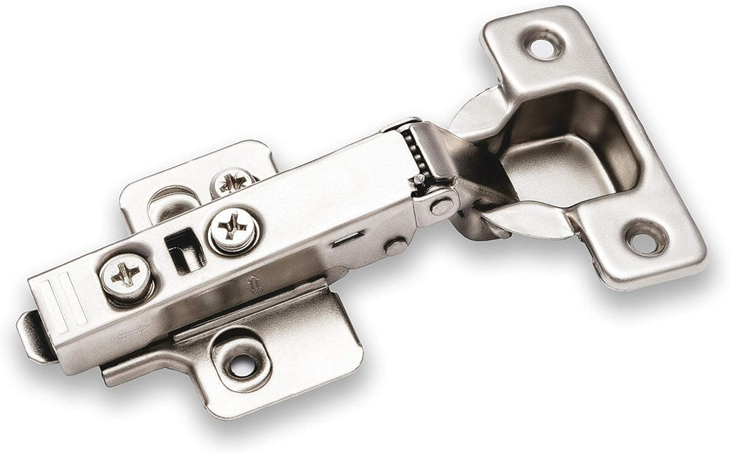 6-Pack Full Overlay Frameless Soft-Close European Hinges, 110° 3D Adjustable, Clip-On Concealed Kitchen Cabinet Door