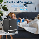 4L/6 Cans Compact Refrigerator,Portable Mini Fridge Skin Care,Cooler and Warmer for Bedroom,Car,Office & Dorm, Small