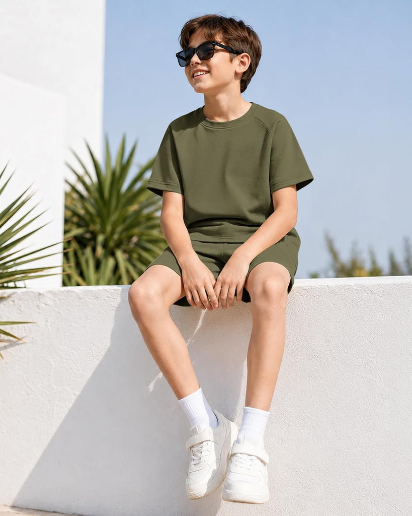 Boys Short Sets 2 Piece Summer Outfits Matching Set