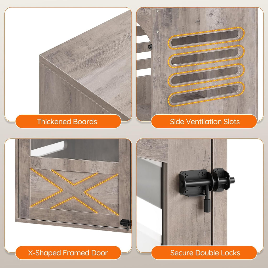 Dog Crate Furniture, Small Dog Kennel Indoor, Pet Side End Table
