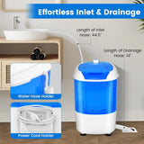 Portable Mini Washing Machine with Spin Dryer, Washing Capacity 5.5lbs, Electric Compact Machines Durable Design