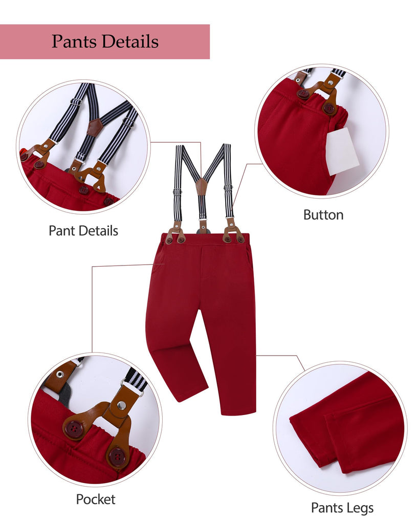 Toddler Boy Dress Clothes Suit Boys Formal Wedding Outfits