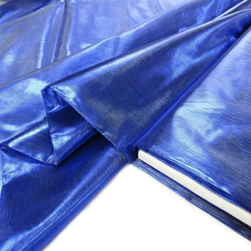 Nylon Metallic Tissue Lame Fabric - 60 Inches Wide, Over 100 Yards in Stock -Multiple Colors Available (1 Yard, Royal