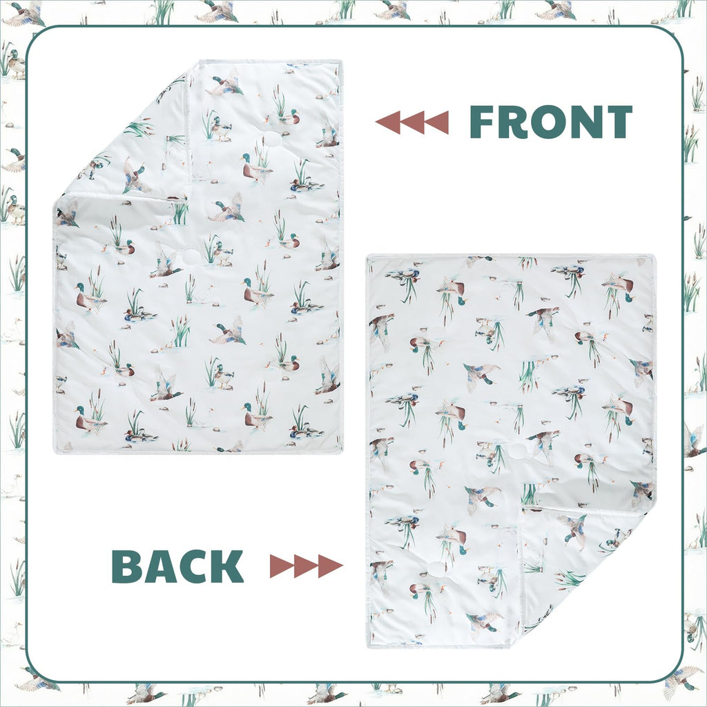5 Pcs Mallard Duck Crib Bedding Set for Baby