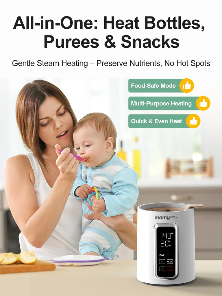 Fast 2-Minute Baby Bottle Warmer for Breastmilk & Formula