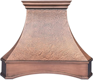 36 Inch Copper Wall Mount Range Hood Baffle Filters