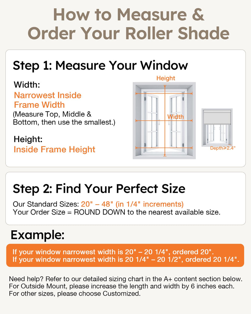 No-Drill Motorized Blinds with Remote, 100% Blackout Automatic Roller Shade