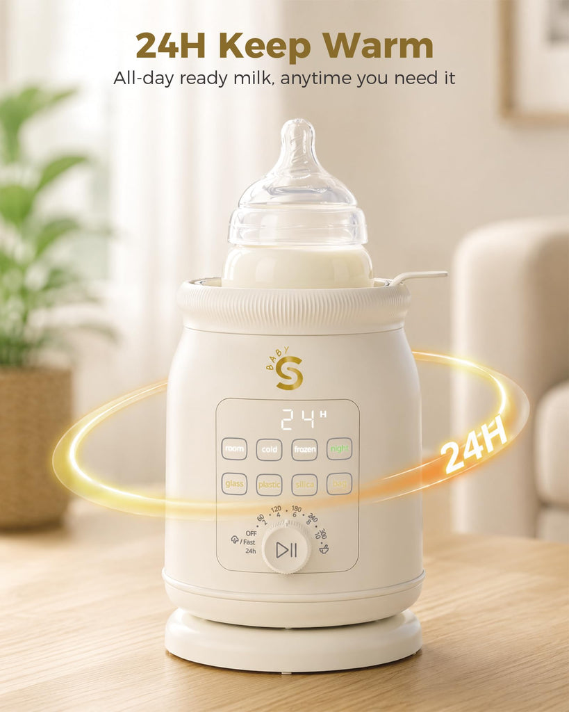 Baby Tibio Baby Bottle Warmer for Breast Milk with Detachable Base