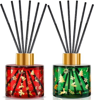 Reed Diffuser Set, Sweet Home & Wreath Scents, Home Fragrance 200ML - Set of 2