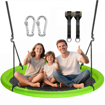48 inch Saucer Tree Swing for Kids Adult, Larger Flying Swing for Family