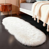 2x6 Faux Fur Runner Rug, Plush High Pile Soft Carpet for Bedroom Living Room