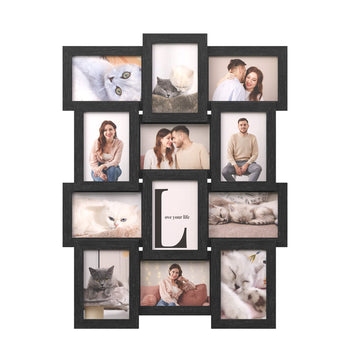 Collage Picture Frames, 4 x 6 for Wall Decor, Set of 12