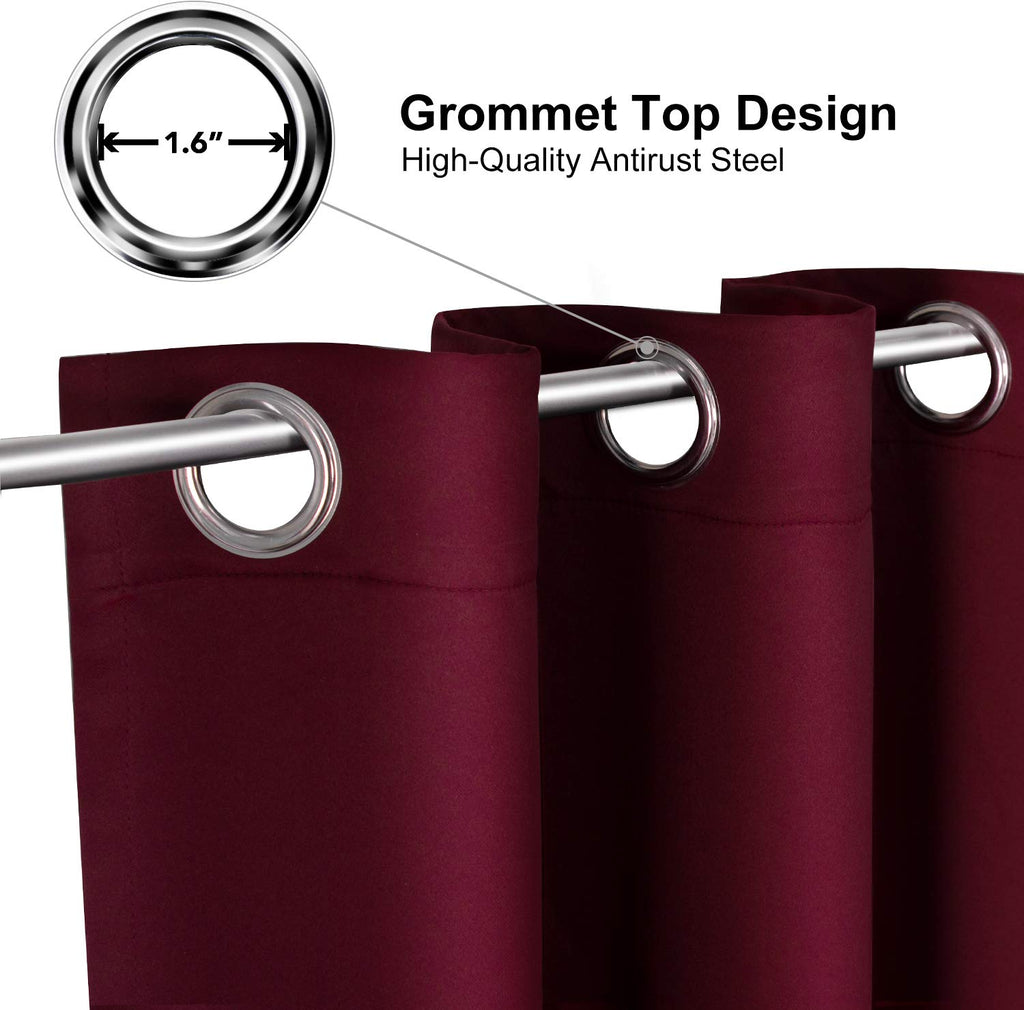Room Divider Curtains 108 Inch Long Sliding Door Curtain 1 Panel