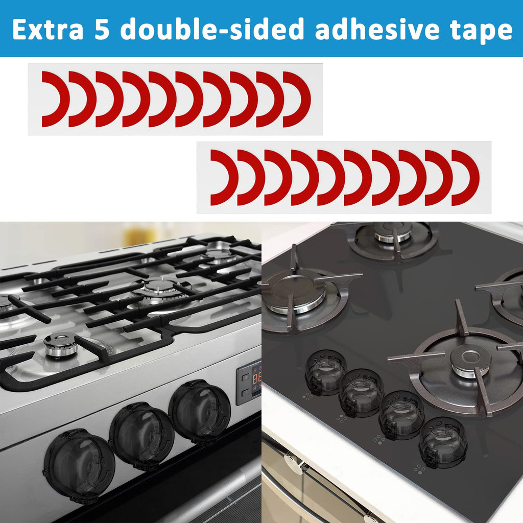 Gas Stove Knob Safety Covers | Oven Lock Baby Proofing - Heat Resistant