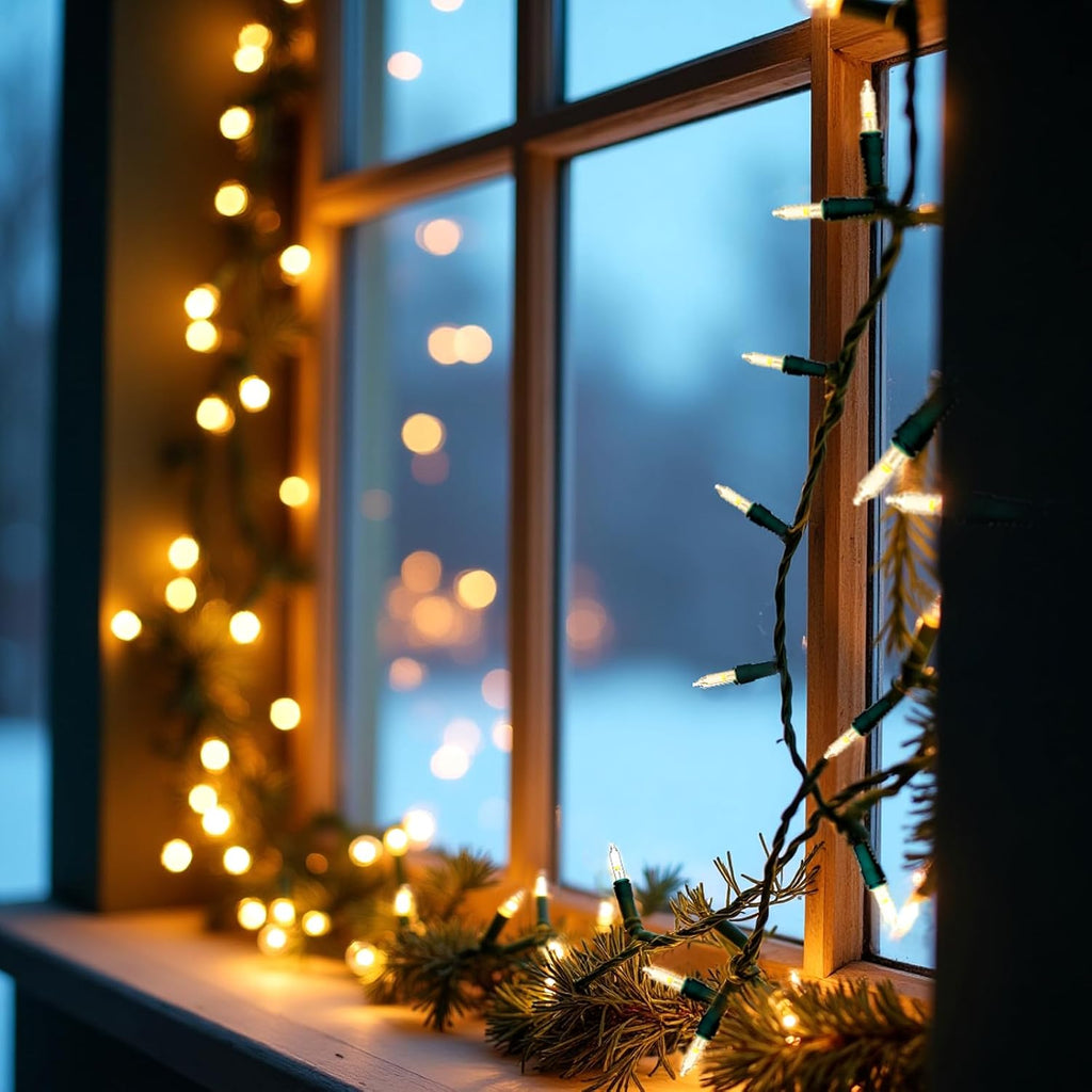 200 LED Christmas String Lights, Warm White 70FT Green Wire Christmas String Lights for Indoor &Outdoor Holiday
