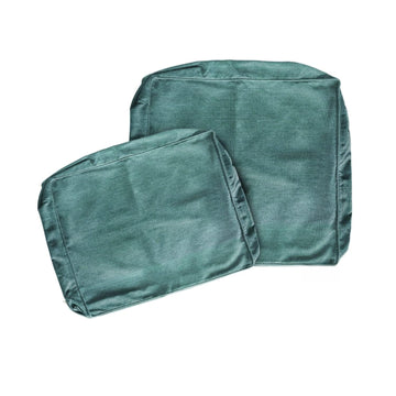 24"x24"x6" Patio Deep Seat Bench Cushion Covers Blue