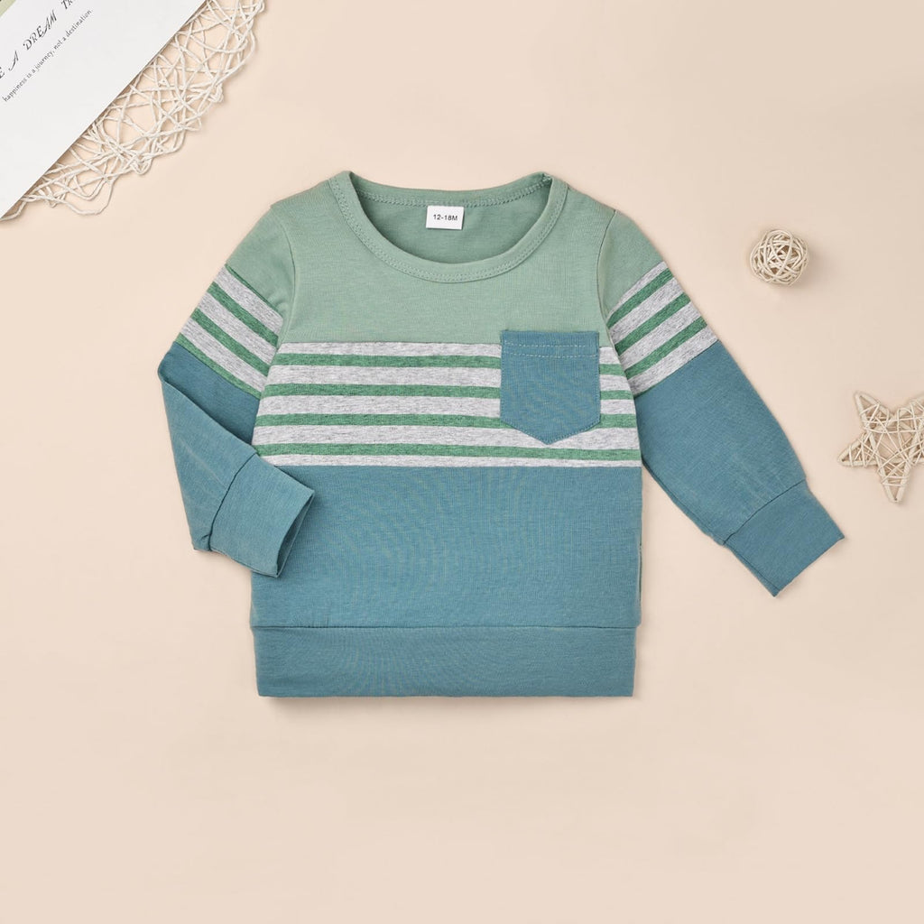 Toddler Boys Clothes Sweatshirt Jogger Pants 2Pc Fall Set Green