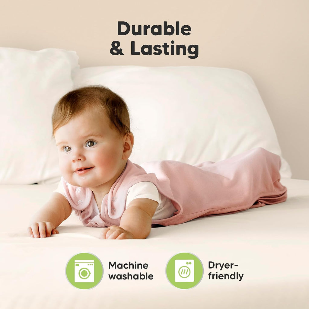 Pack Organic Baby Sleep Sacks, 100% Cotton 0.5TOG (Butterflies, )