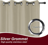 Grommet Outdoor Curtains for Patio Waterproof 8 Pcs All Weat - Image 2