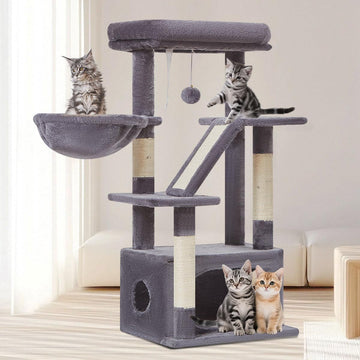 Cat Tree, 38.5In Cat Tower for Indoor Cats, Suitable for Kittens