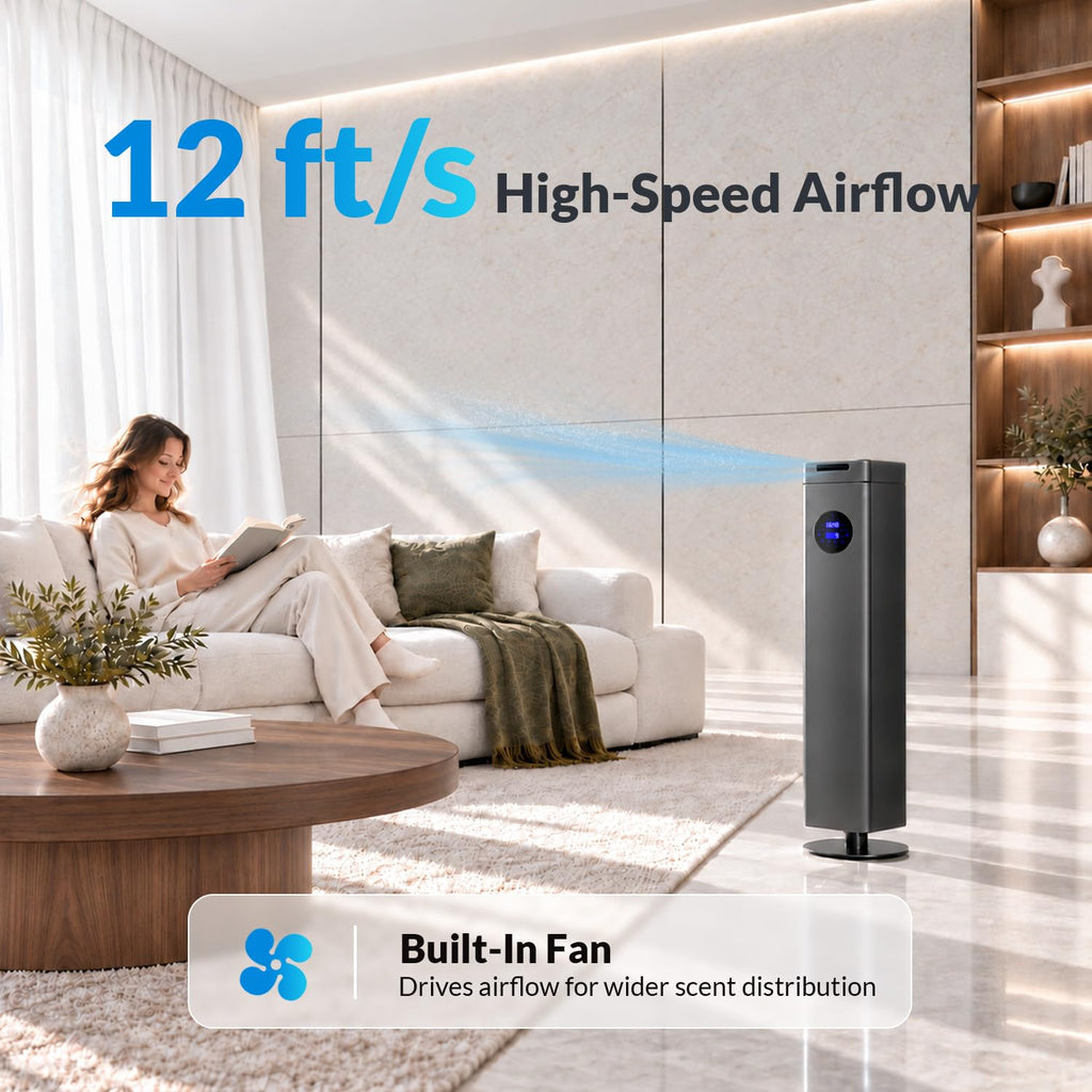 1500mL Scent Air Machine, 4000 sq. ft Waterless Diffuser