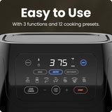 Multifunctional Digital Air Fryer+ Rotisserie, Dehydrator, Convection Oven, 17 Touch Screen Presets Fry, Roast