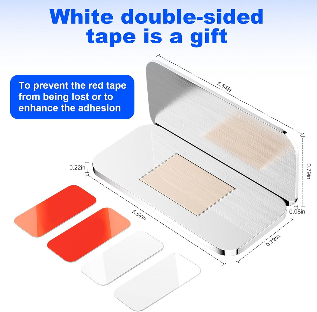 16 Pack Magnetic Cabinet Door Catch, Ultra Thin Cabinet Door Magnets, Adhesive Drawer Magnets to Stay Closed, Stainless