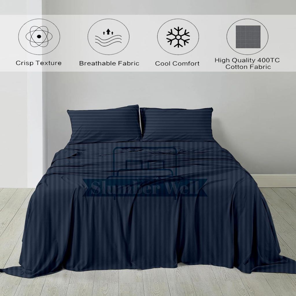 4 Piece Top Split King Sheet Sets for Adjustable Bed, 34 Inch Split Head, 100% Egyptian Cotton, 6 Inch Deep Pocket