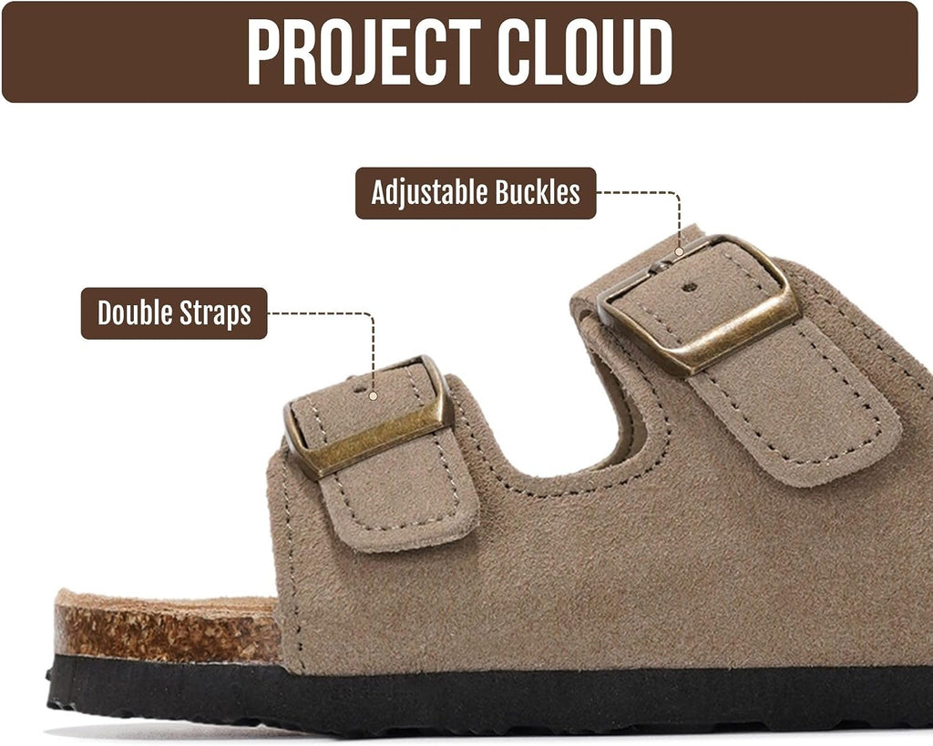 100% Genuine Leather Sandals for kids Slides for Boys & Girls Kids sandals