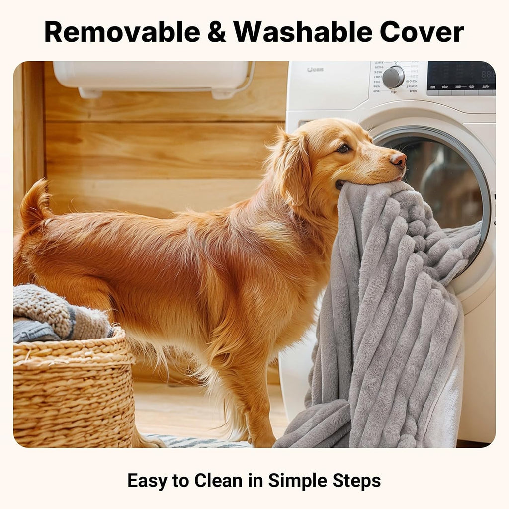 Orthopedic Dog Bed for Senior Dog, 7" XL Memory Foam Bed with Sides