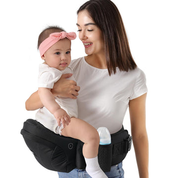 Baby Hip Carrier,Baby Carrier with Adjustable Waistband & Breathable Mesh, Ergonomic Carrier with Non-Slip Hip Seat