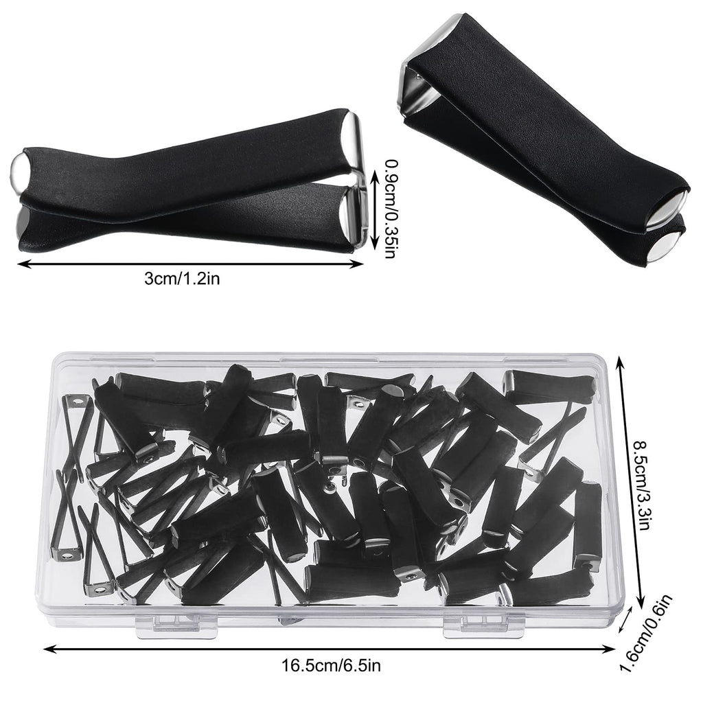 130 Pcs Car Vent Clips with 2 Storage Boxes Head Air Vent for Auto
