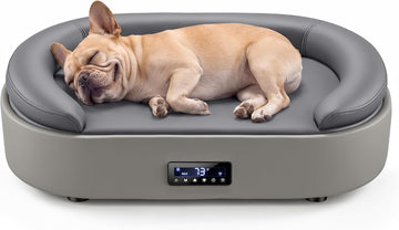 Heated Cooling Dog Bed for Medium Dogs, Comfort Summer Winter Dog Cat Sofa