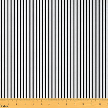 Black and White Striped Fabric by The Yard Modern Striped