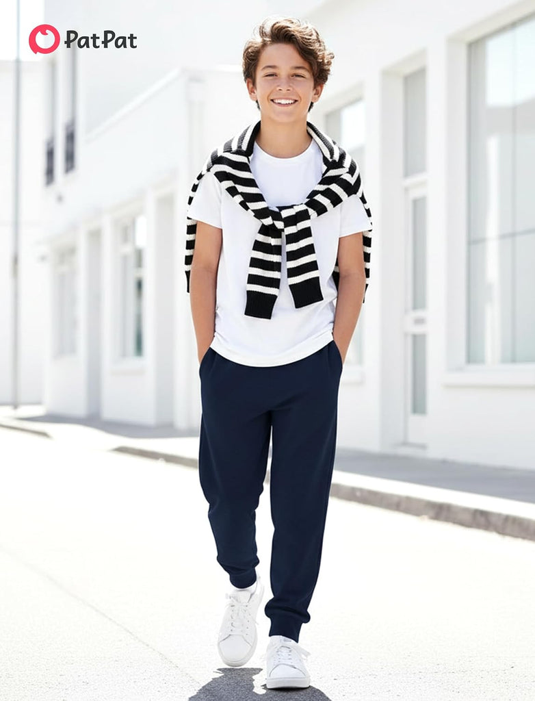Boys Sweatpants Athletic Joggers Kids Active Casual Pants