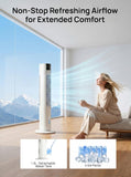 Portable Air Conditioners, 35" Evaporative Air Cooler, 3-In-1 AC Tower Fan That Blows Cold Air, 3 Speeds, 4 Ice Packs