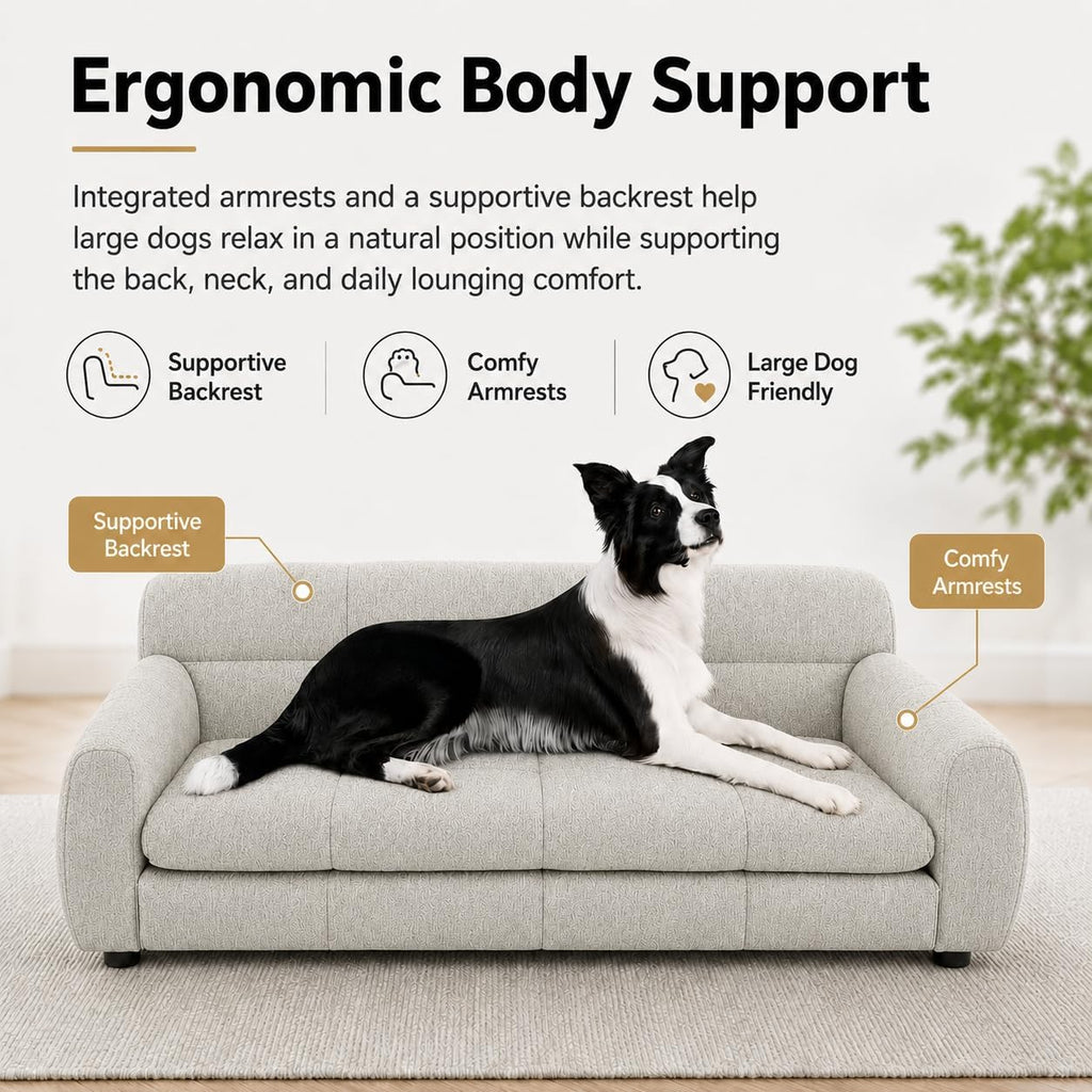 Large Dog Sofa, for Large & Extra Large Dogs
