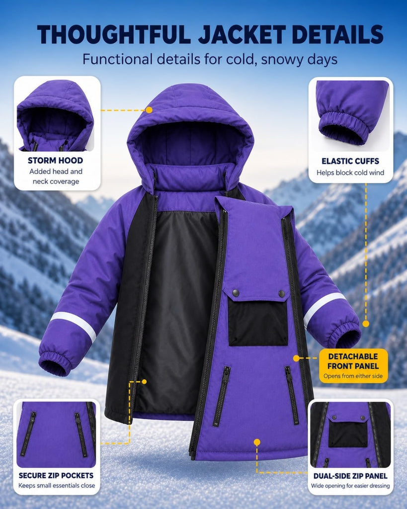 Piece Snowsuit with Jacket & Bib Pants, Boys & Girls