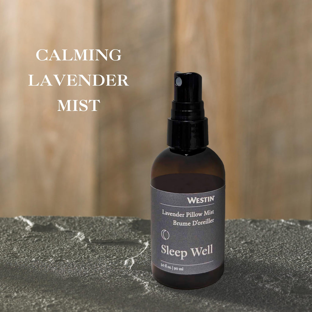 Hotels Sleep Well Pillow Mist | Calming Lavender Essential Oil Spray for Relaxation & Better Sleep | Aromatherapy