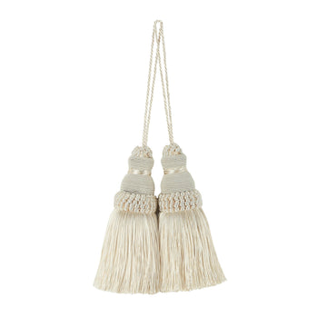 Tassels 2 Pcs Key Tassel with Loops Handmade Craft Charms