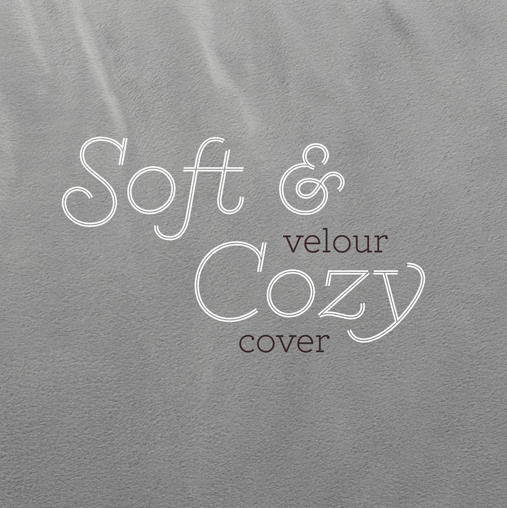 Full Body Pillow - Shredded Memory Foam with Washable Cover - Long, Hypoallergenic, Firm Hug Pillows for Side and