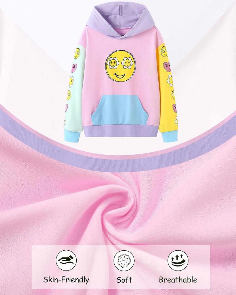 Hoodies, Graphic Long Sleeve Sweatshirt Pullover