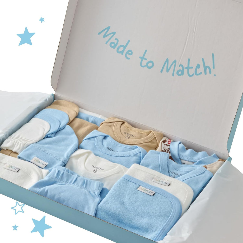 Sweet Beginnings Piece Baby Gift Set Cotton Clothing in Box