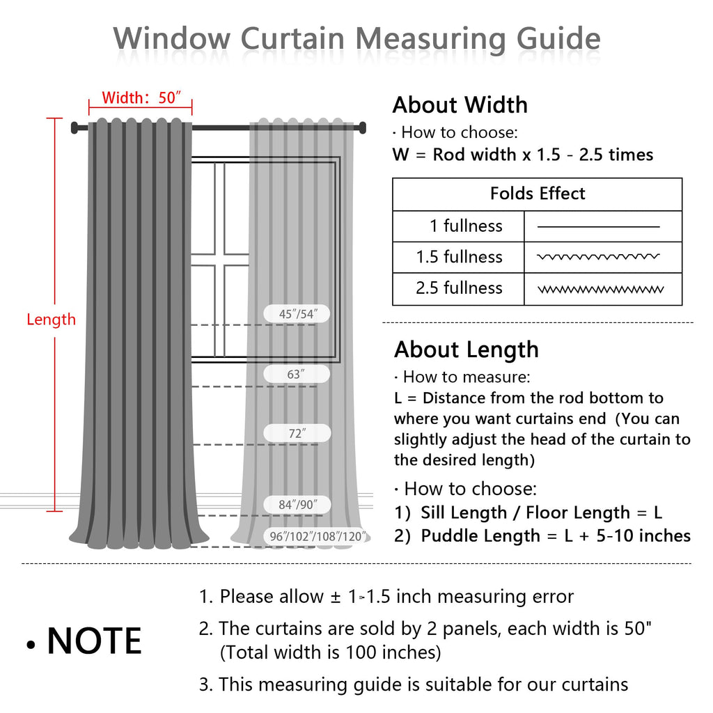 Sheer Linen Curtains 63 Inch Length, Light Filtering Privacy Drapes, Short Curtains for Small Window Back Tab Soft