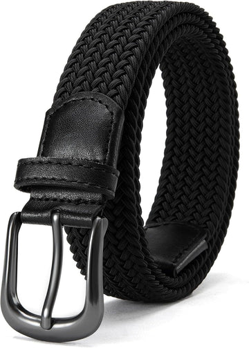 30mm Boys Elastic Braided Belt Adjustable Kids Woven Belt