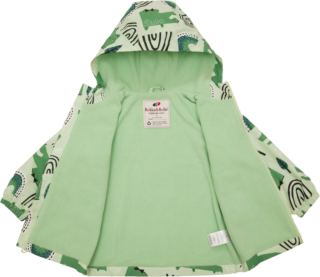 Toddler Boys' Water-Resistant Fleece Lined Transitional Jacket
