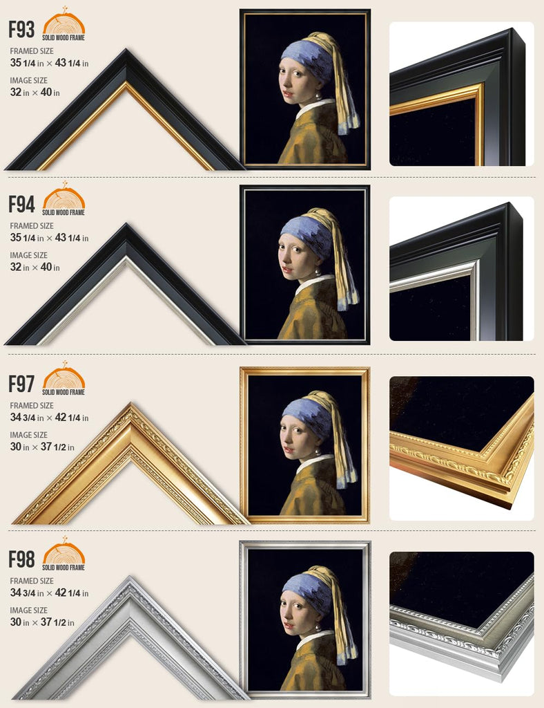 Girl With a Pearl Earring Canvas Wall Art, 40x30