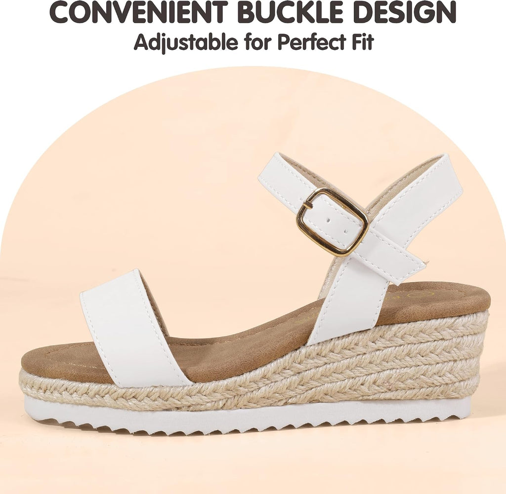 Girls Sandals Wedge Platform Heels Dress Shoes
