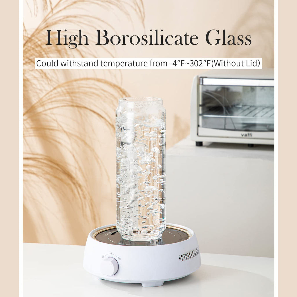 Glass Storage Jars with Wood Lids 25 Oz