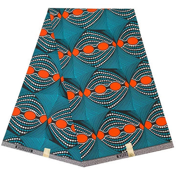6 Yards African Fabric - Premium Ankara Print Fabrics - Kente Wax Cloth - Comfortable for Everyone